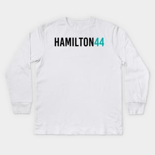 Lewis Hamilton 44 Design Kids Long Sleeve T-Shirt